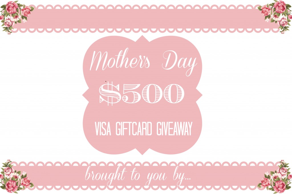 Mother's Day 500 Gift Card Giveaway!! SandyALaMode