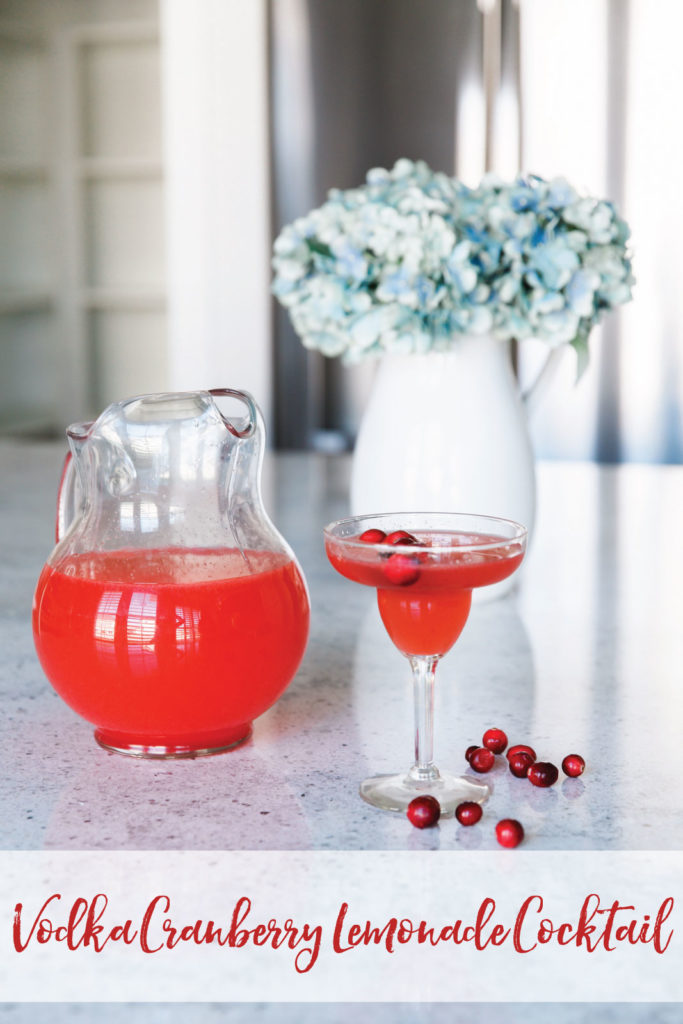 Vodka Cranberry Lemonade Cocktail MixedWithTrop SandyALaMode