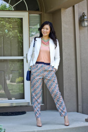 Printed Trousers And Red Soles | SandyALaMode