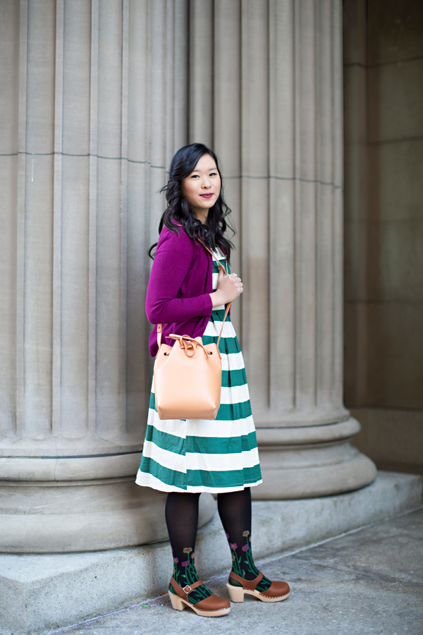 street style mansur gavriel mini bucket bag