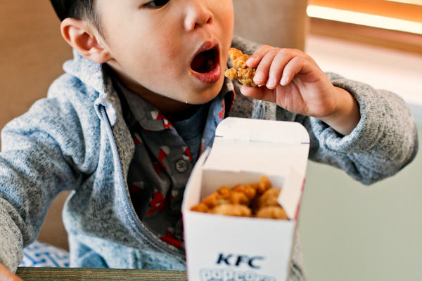 KFC Popcorn Nuggets kid approved