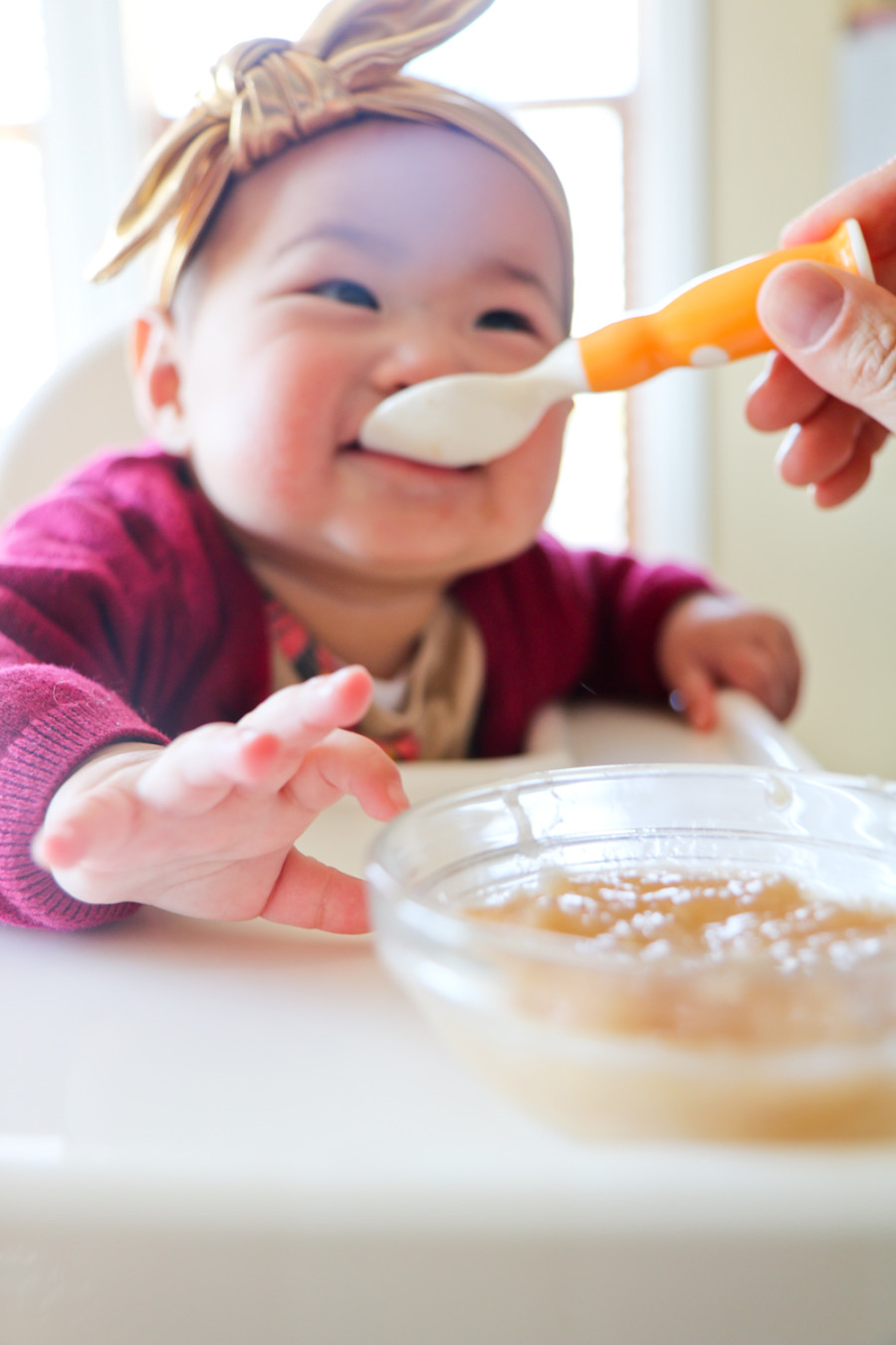 Baby Food Pear Banana Puree with Blendtec SandyALaMode