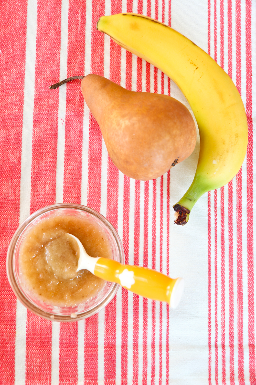 Sandy a la Mode | Baby Food - Banana Pear Puree with Blendtec