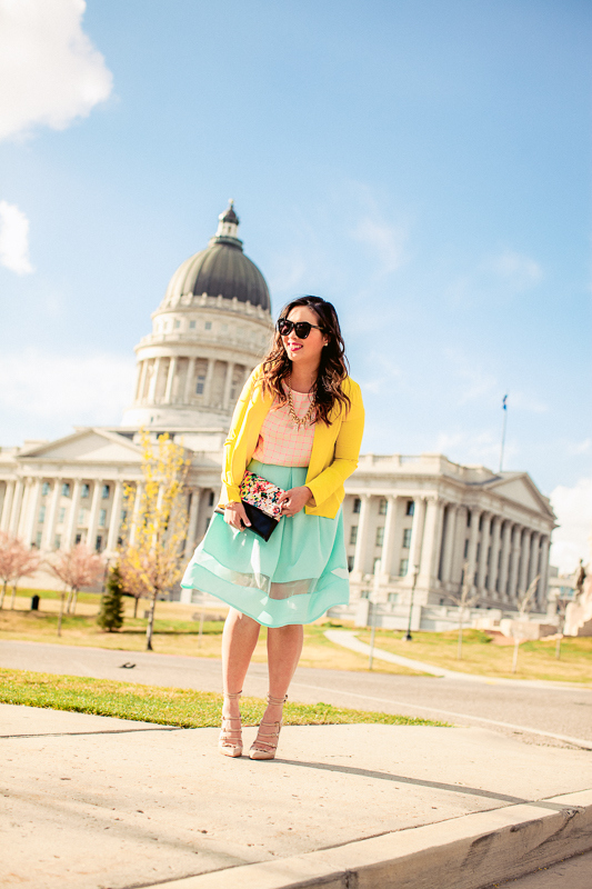 Sandy a la Mode | Colorful outfit with Madison & Sixth