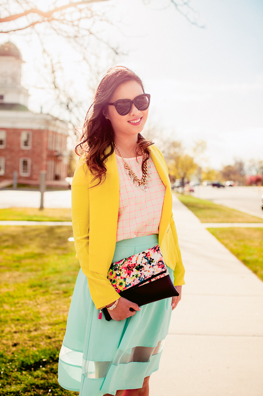 Sandy a la Mode | Colorful outfit with Madison & Sixth