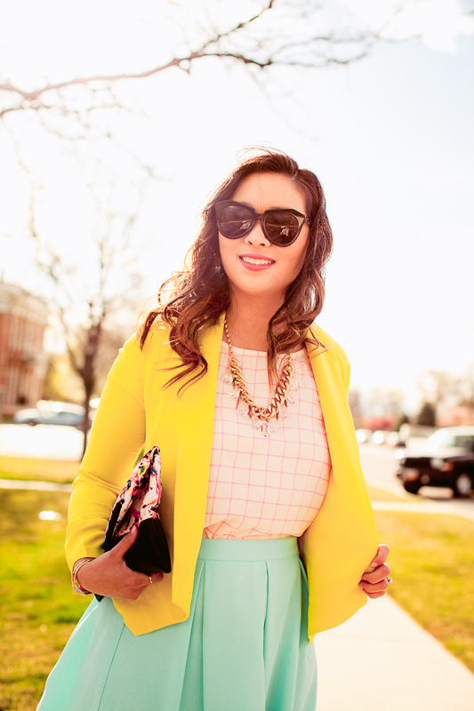 Sandy a la Mode | Colorful outfit with Madison & Sixth