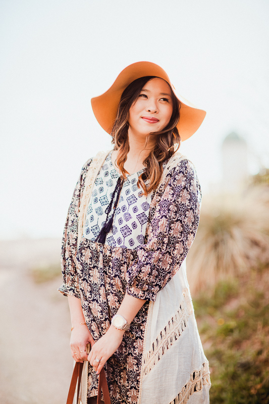 Sandy a la Mode | Fashion Blogger Floppy Hat Bohemian Style