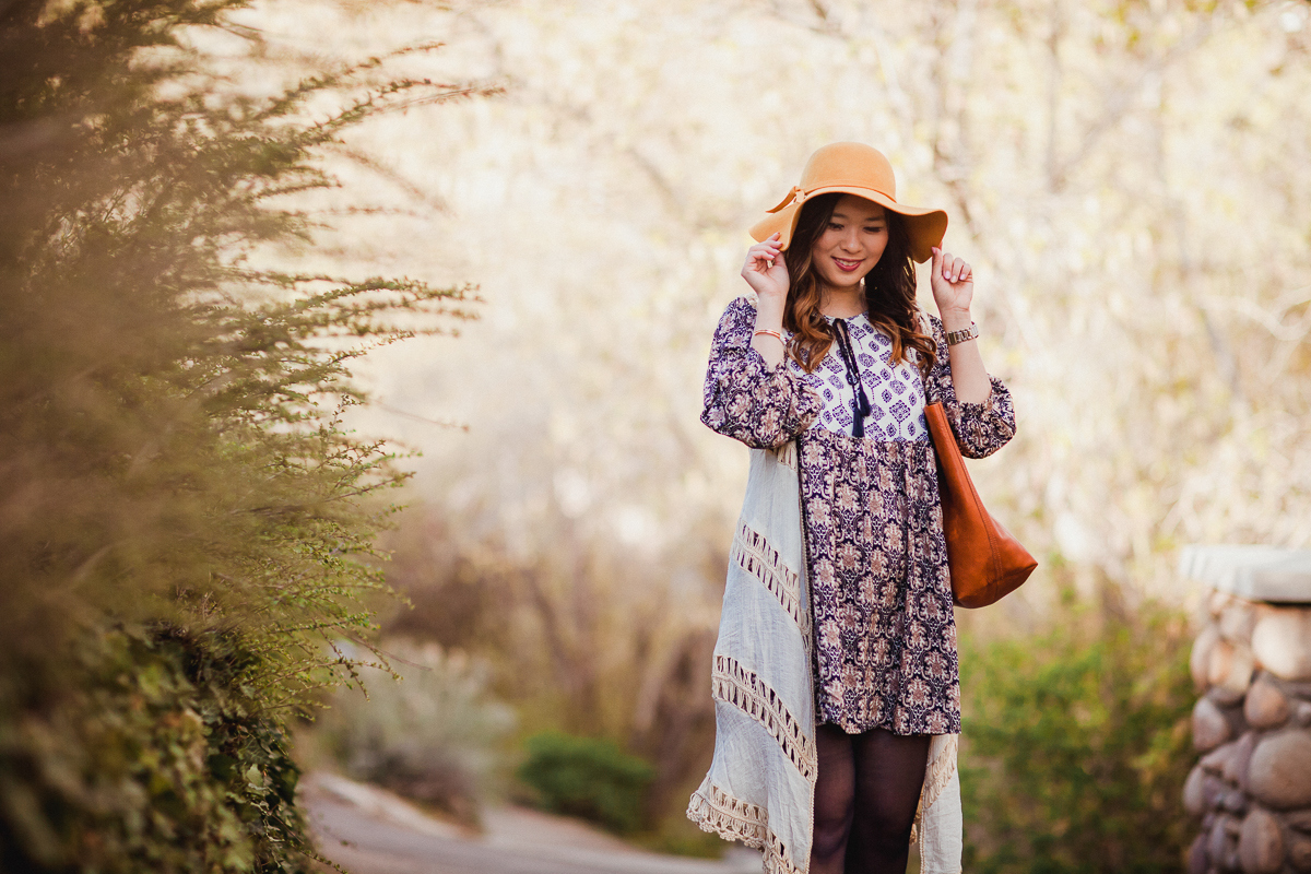 Sandy a la Mode | Fashion Blogger Floppy Hat Bohemian Style