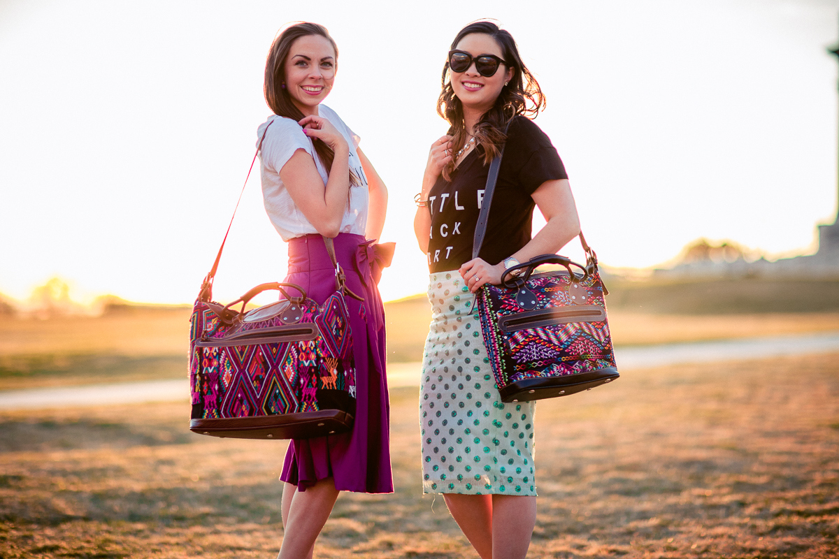 Sandy a la Mode | Fashion Blogger with Lovely Deseret wearing Mus Bags