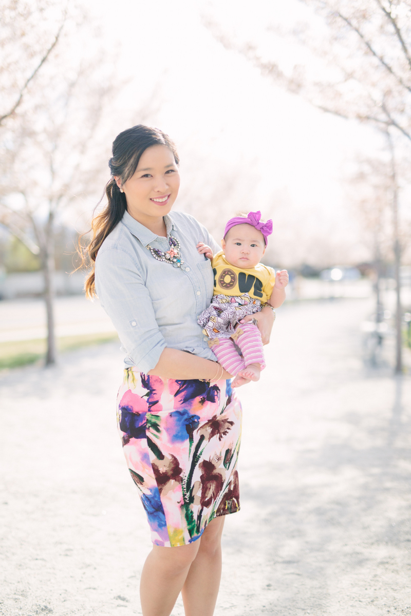 Sandy a la Mode | Mommy and Me Fashion Bright Spring Colors