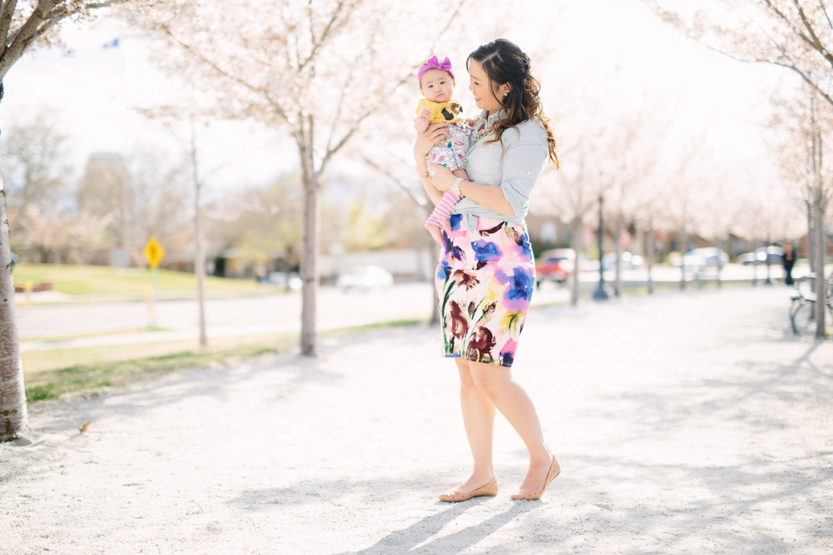 Sandy a la Mode | Mommy and Me Fashion Bright Spring Colors