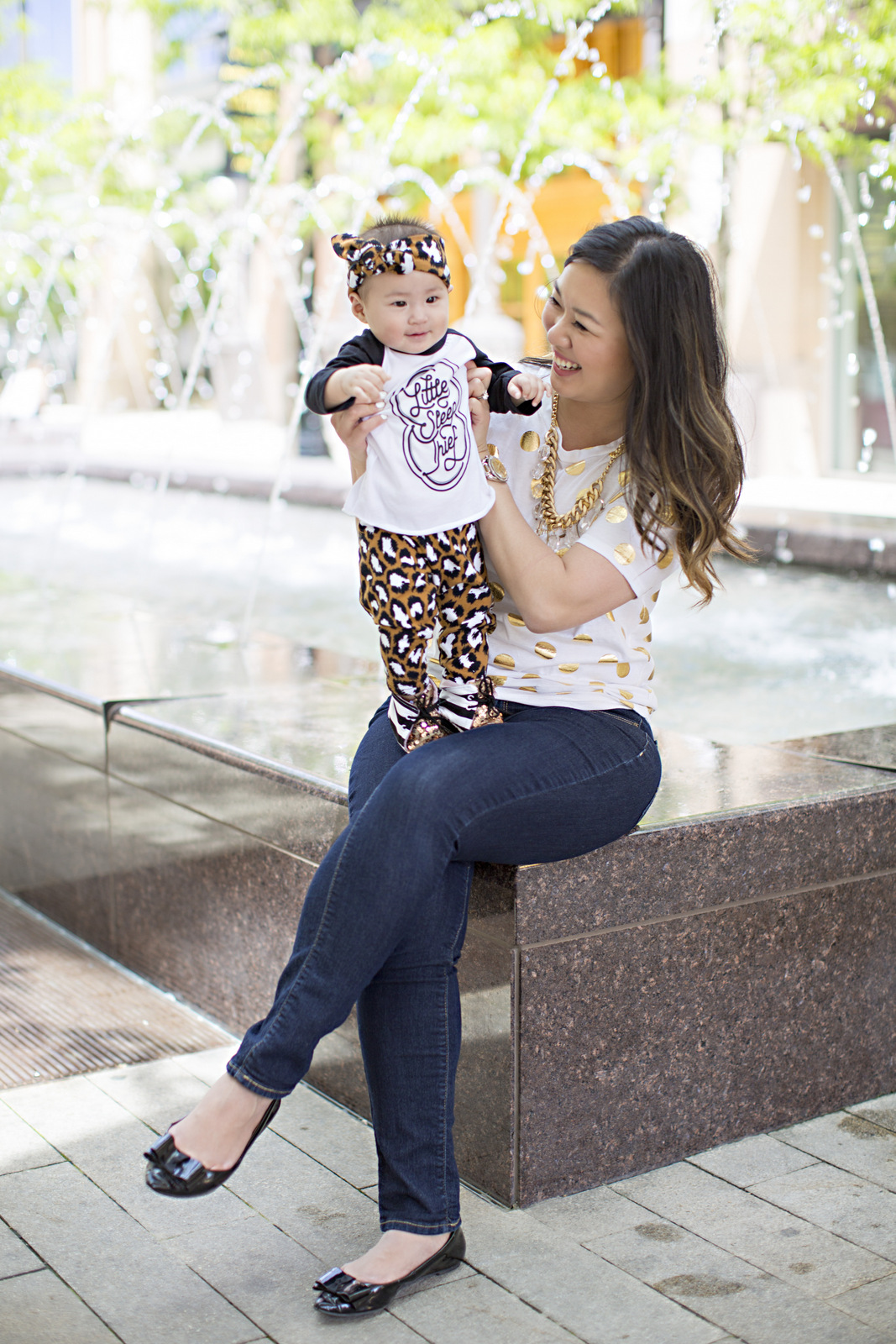 Sandy a la Mode | Mommy + Me Leopard and Gold