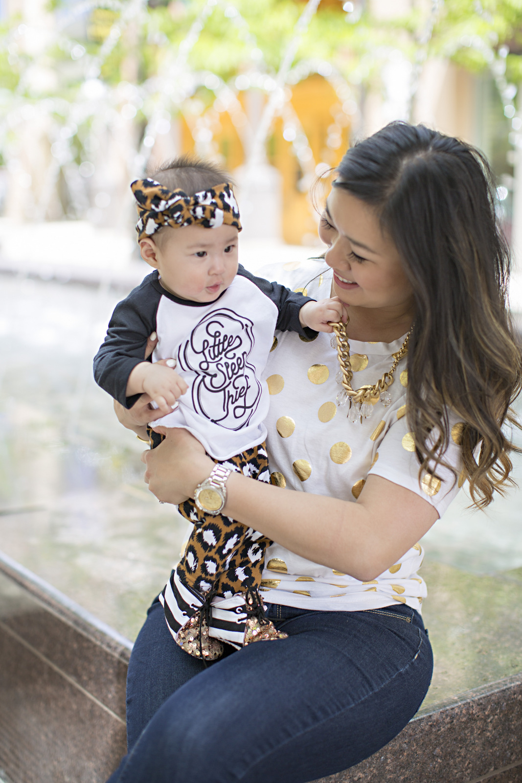 Sandy a la Mode | Mommy + Me Leopard and Gold
