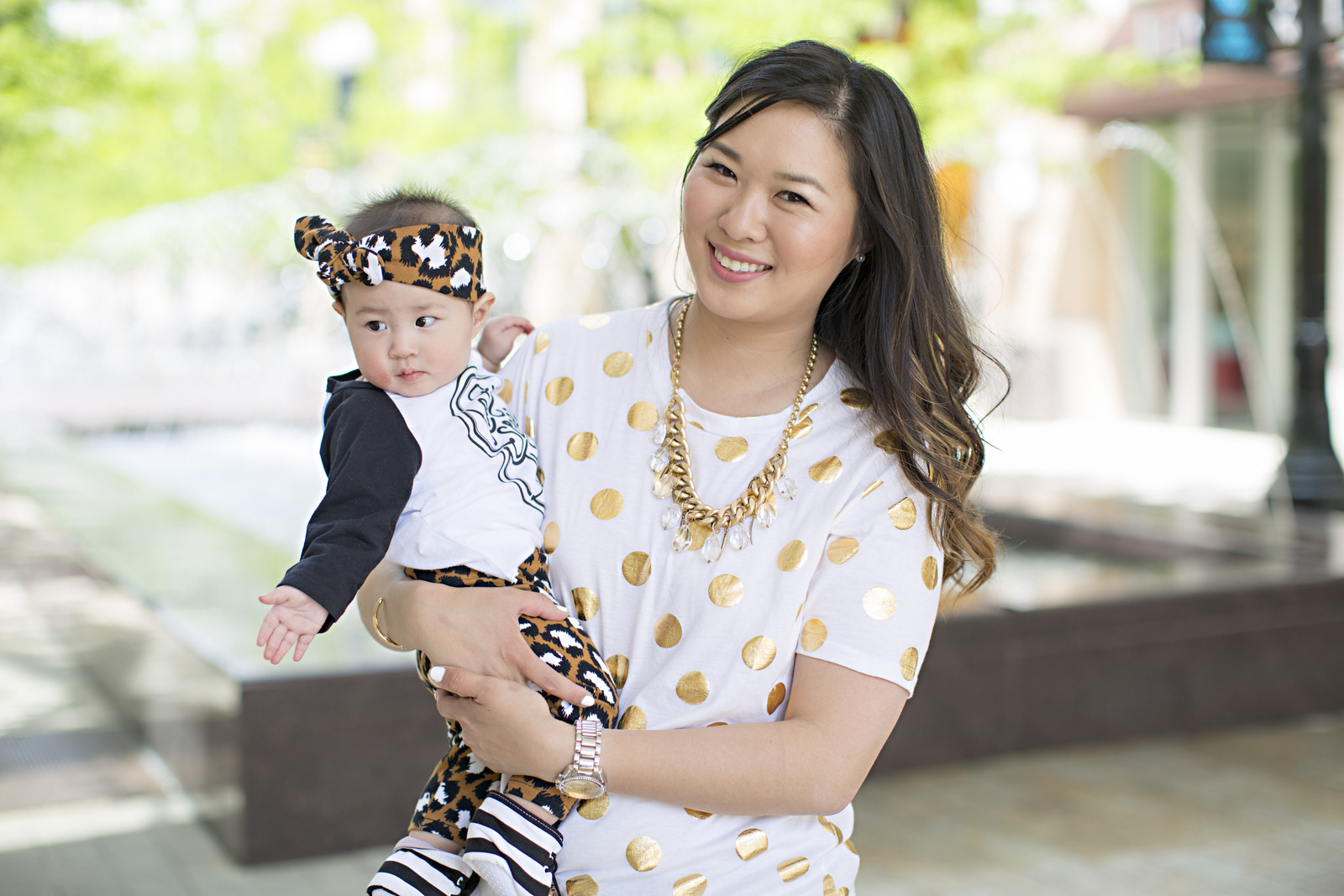Sandy a la Mode | Mommy + Me Leopard and Gold