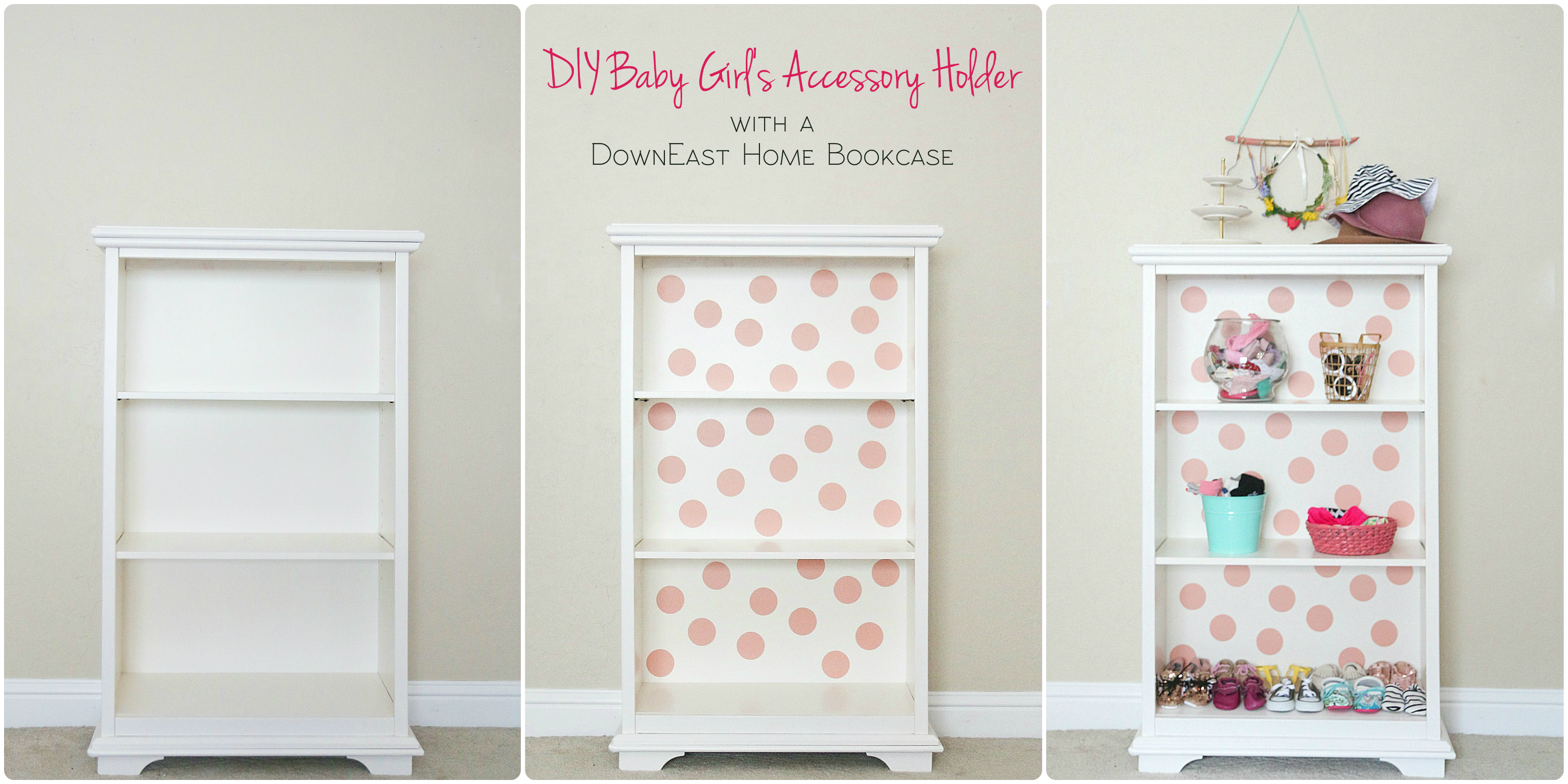 baby girl bookcase