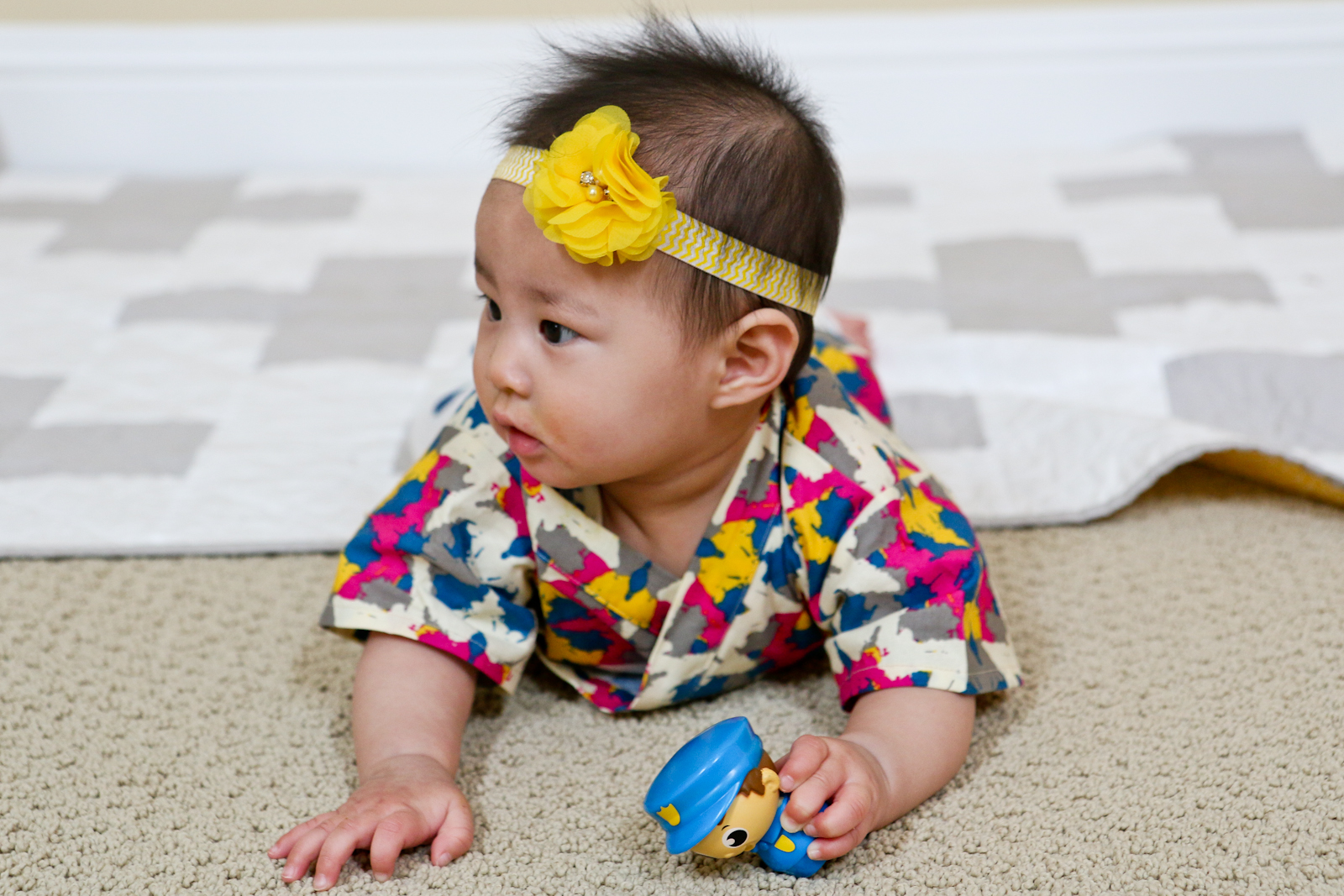 Sandy a la Mode | 8 Month Baby Girl Wearing Koolmono