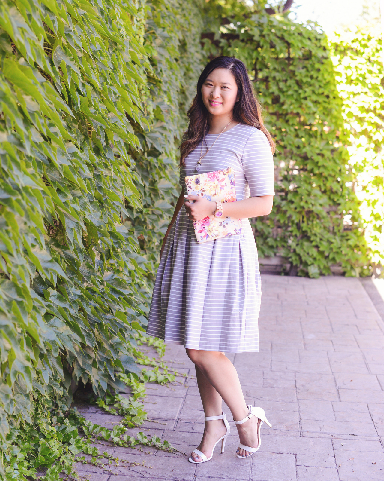 Two Ways To Wear White Dress Sandals 