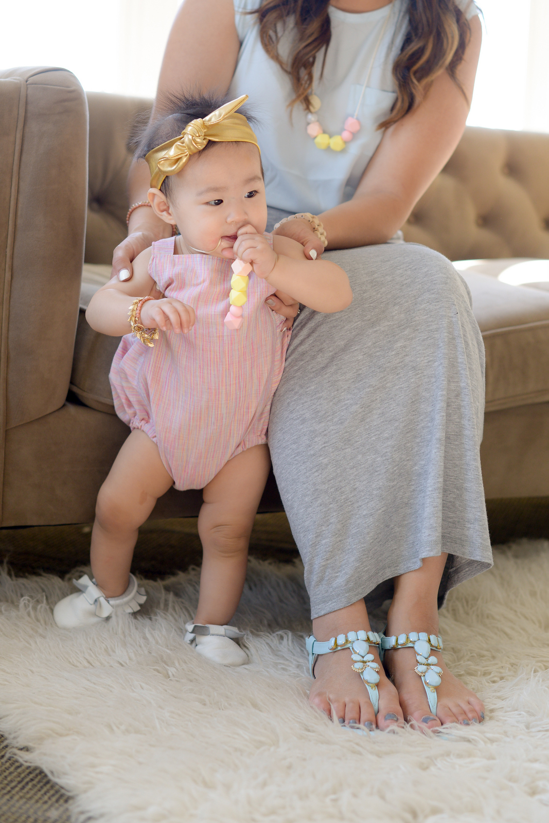 Sandy a la Mode | Mommy and Me Fashion with Matching Bracelets