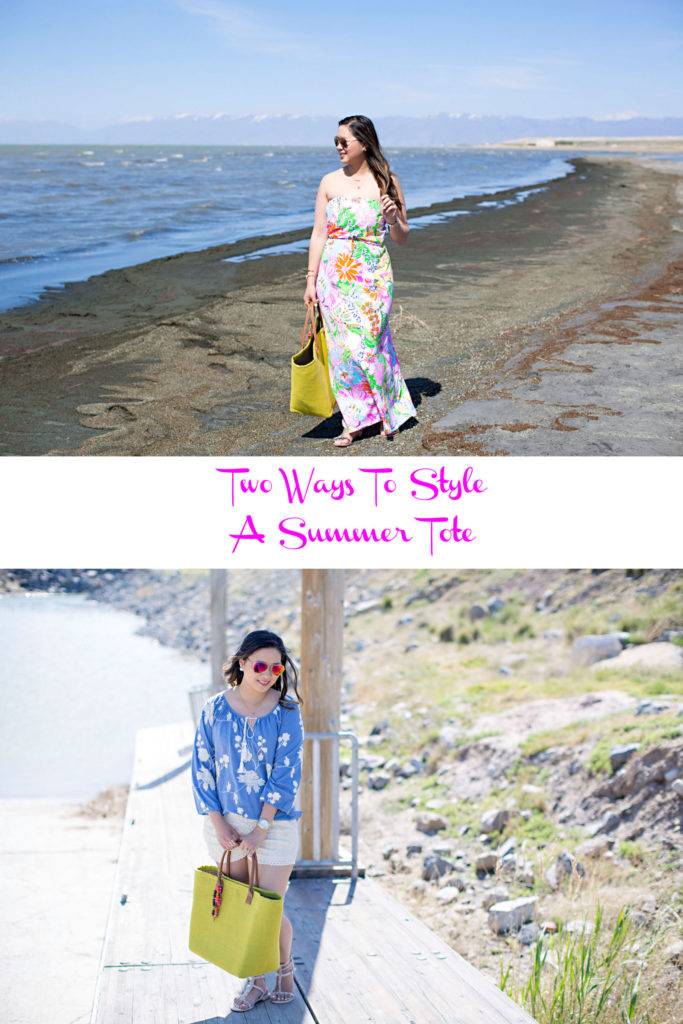 Sandy a la Mode | Fashion Blogger Two Ways To Style a Summer Tote