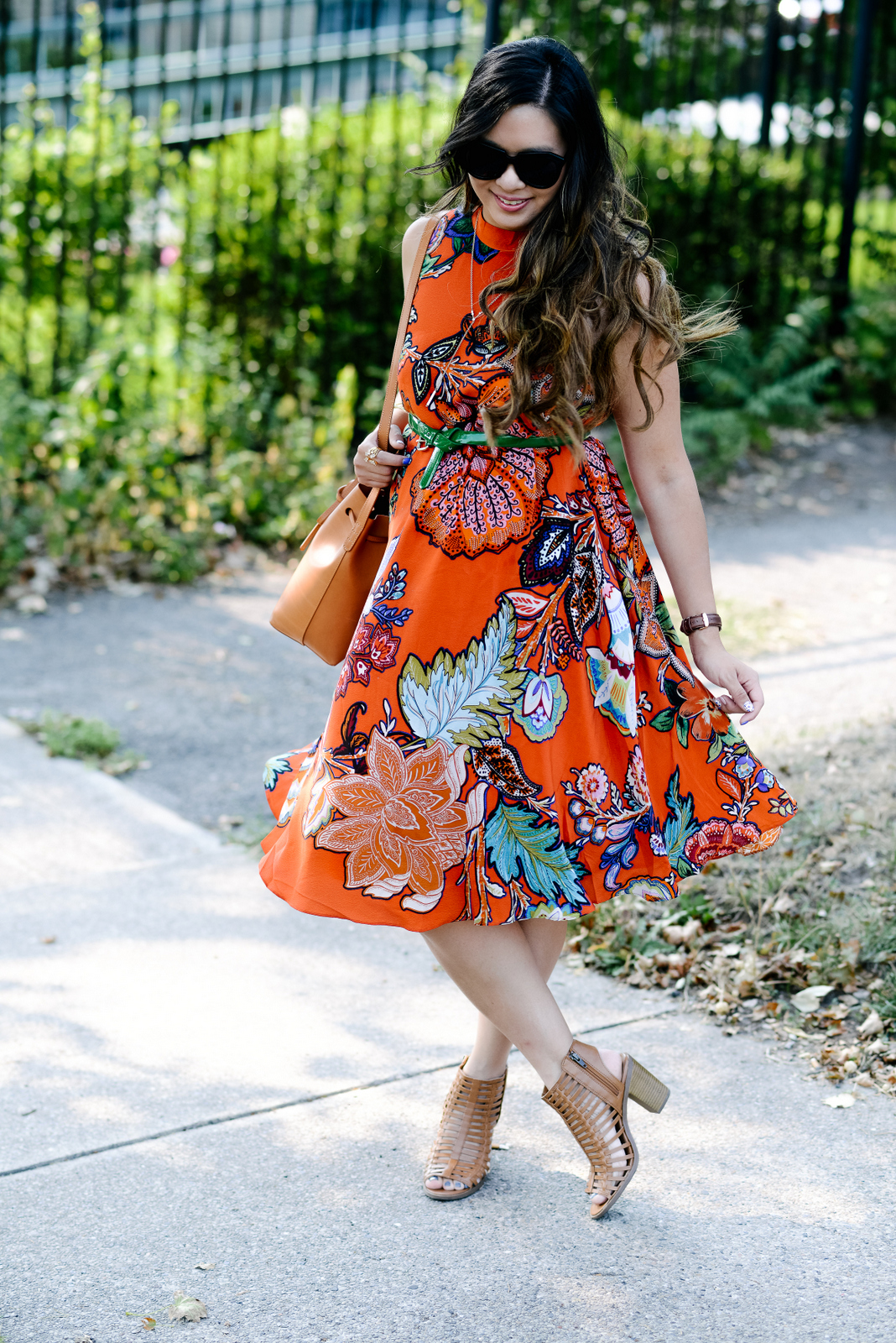 Belted swing dress | SandyALaMode