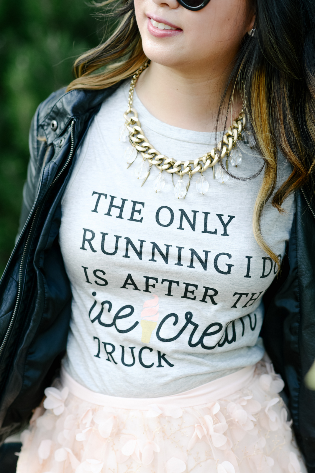 The only running I do is after the ice cream truck