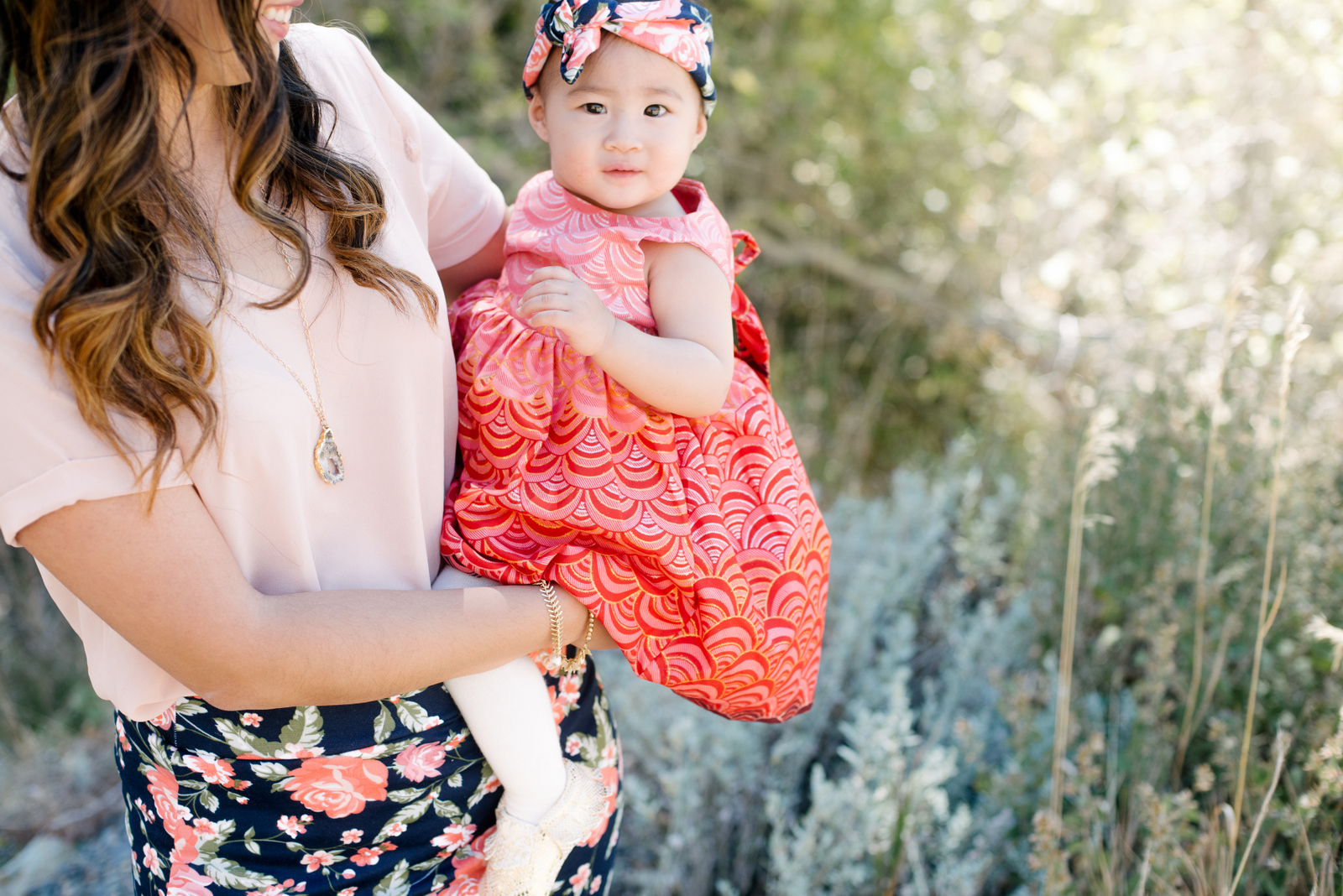 Mommy and me shades of pink