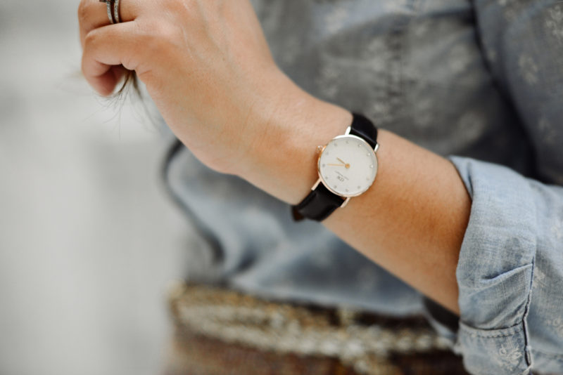 Chambray and Tweed Work outfit