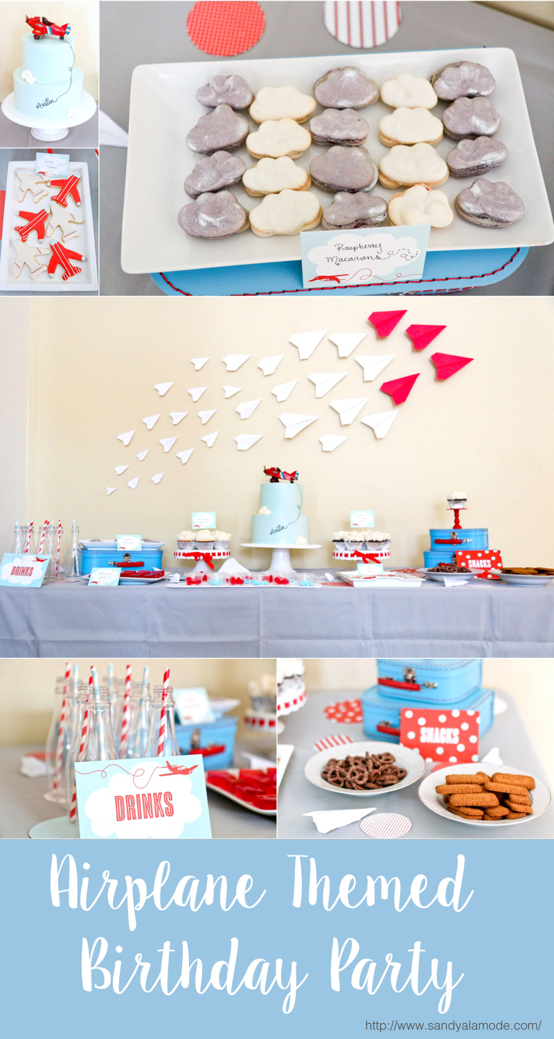 Airplane Themed Birthday Party