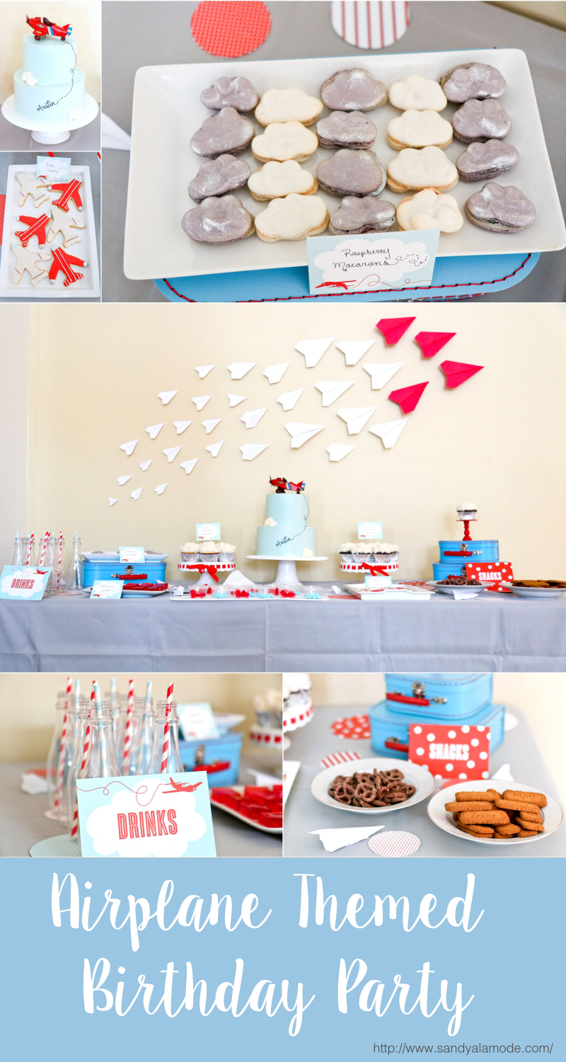 Austin's 4th Airplane Birthday Party | SandyALaMode