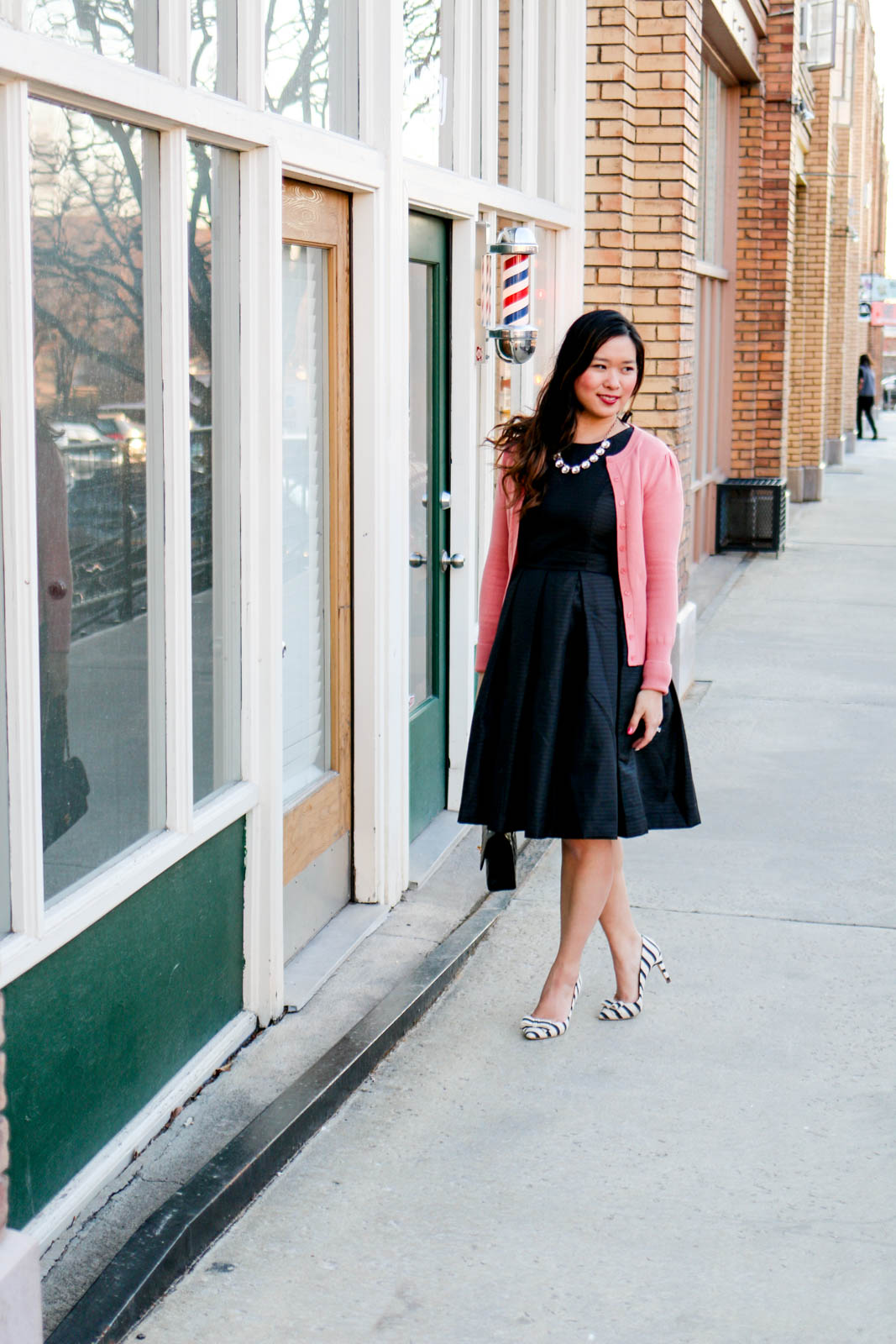 plain black dress