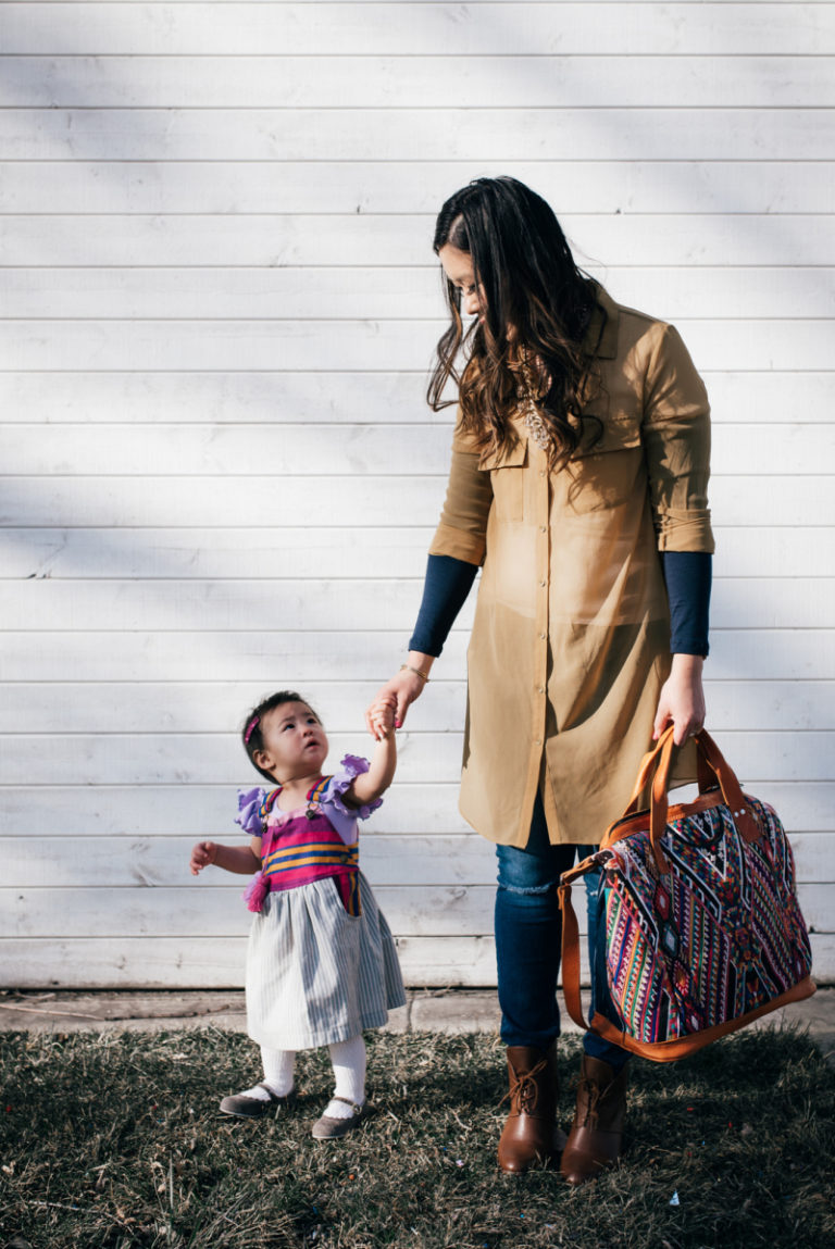 Mommy and Me Style: Layers for Spring | SandyALaMode