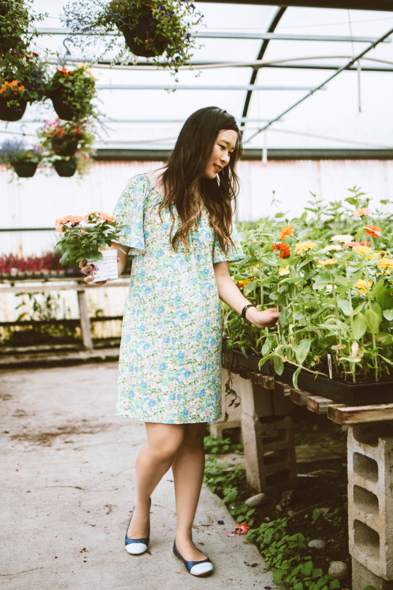 How to style a floral dress