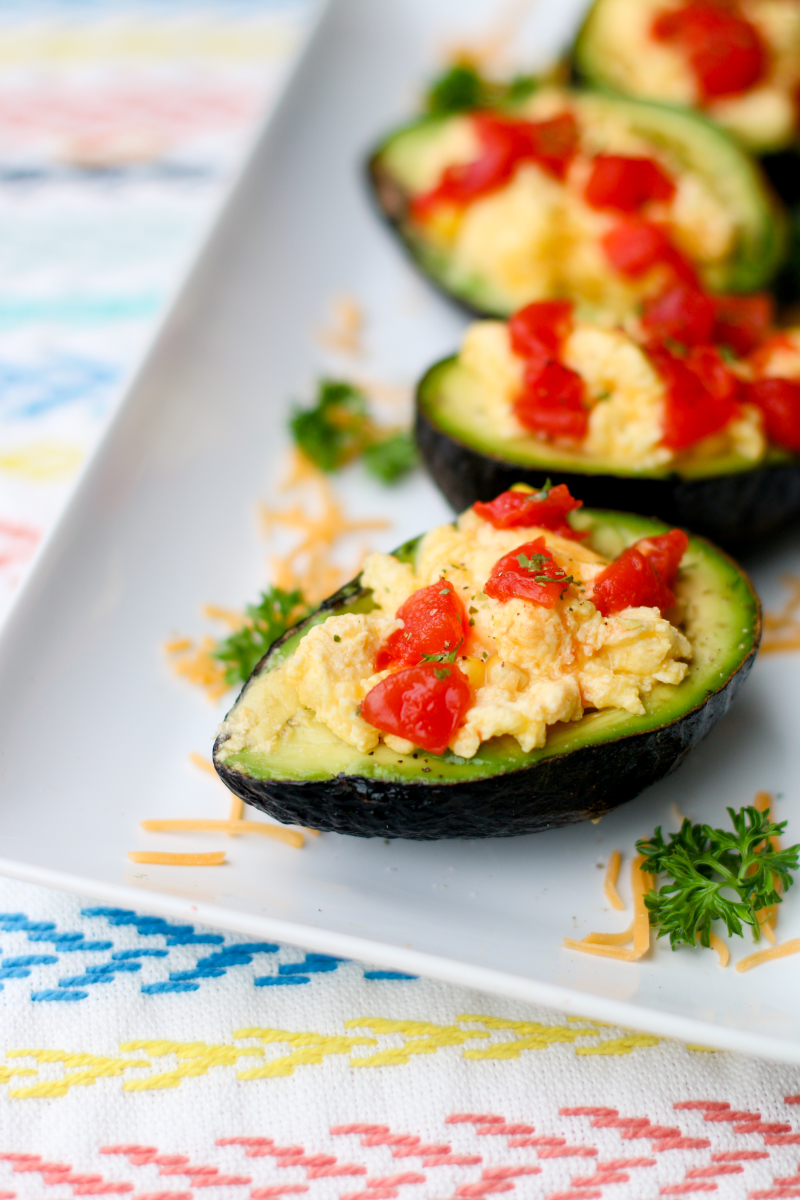 Scrambled Egg Avocado Boats recipe