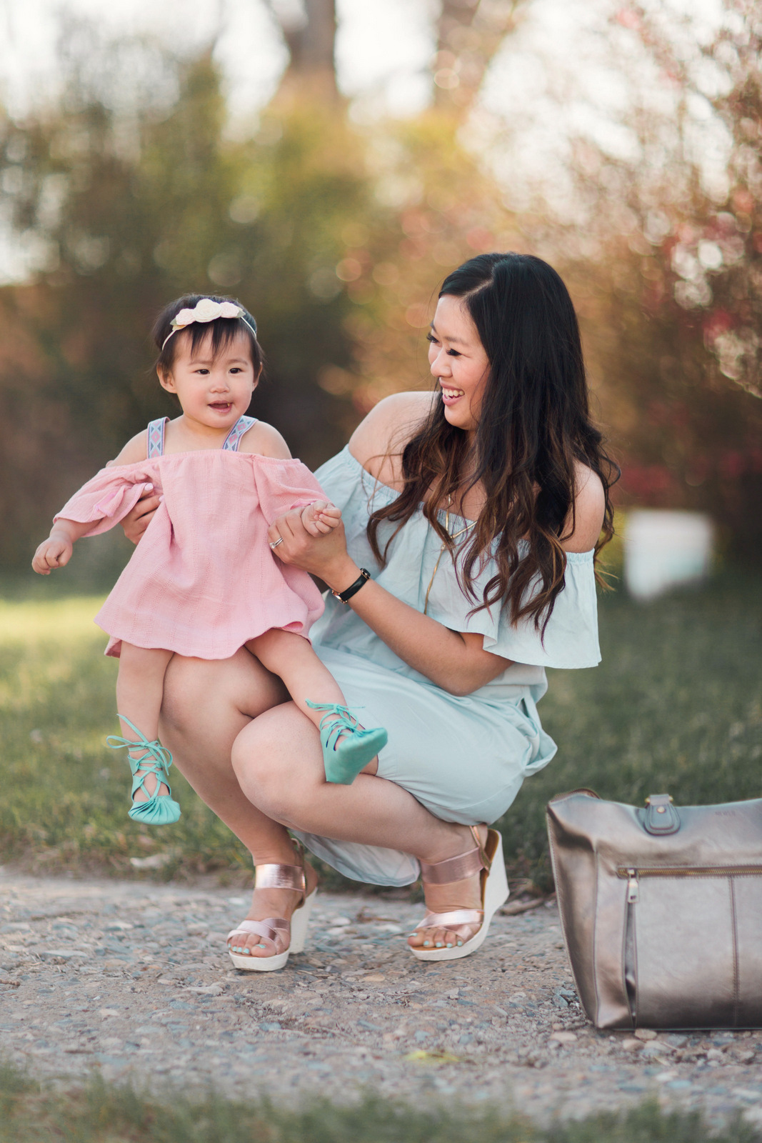 Mommy and Me Style: Off The Shoulder Dresses | SandyALaMode