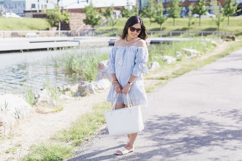 Casual Summer Outfit with Pearls