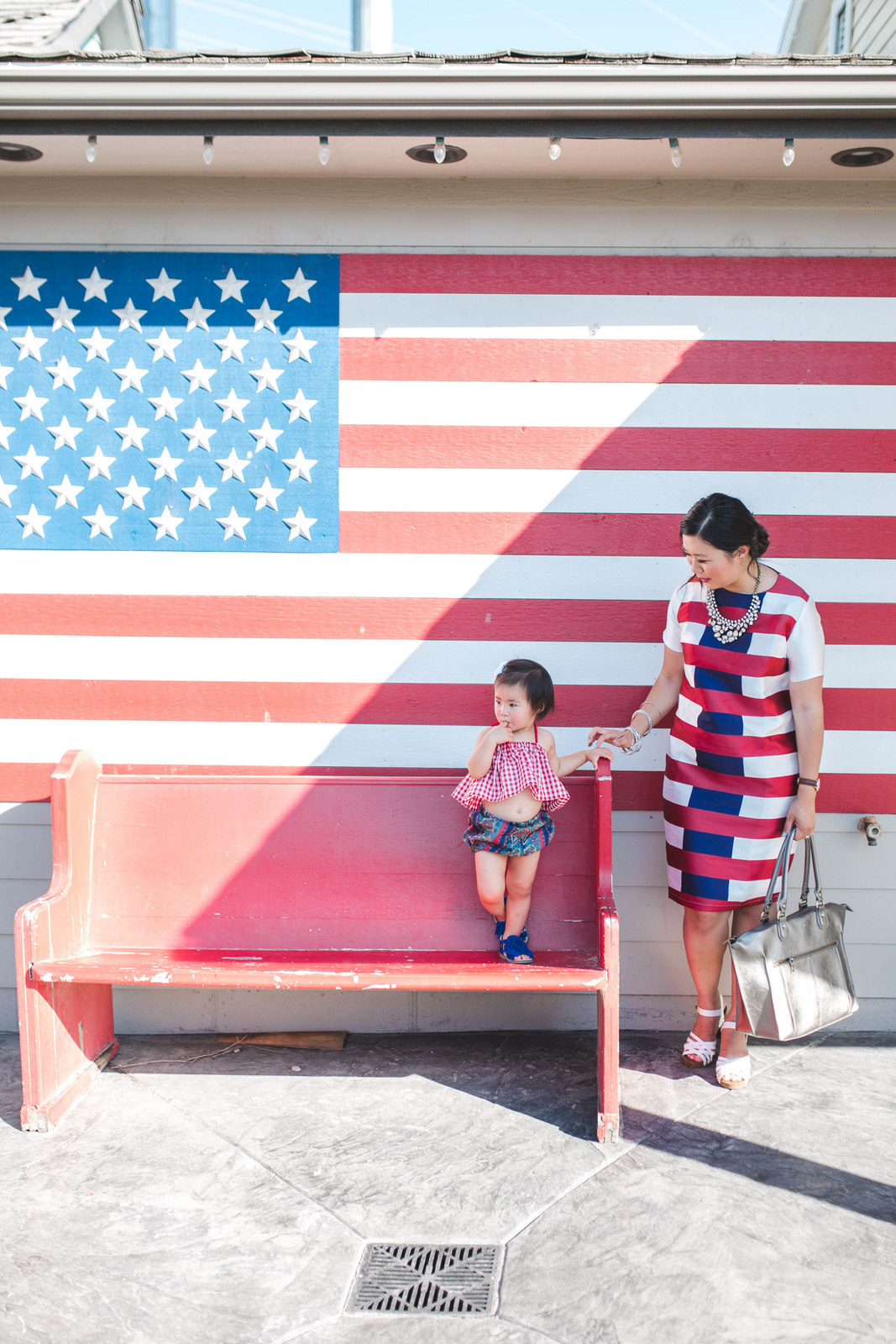 Mommy and Me Style: Red, White and Blue