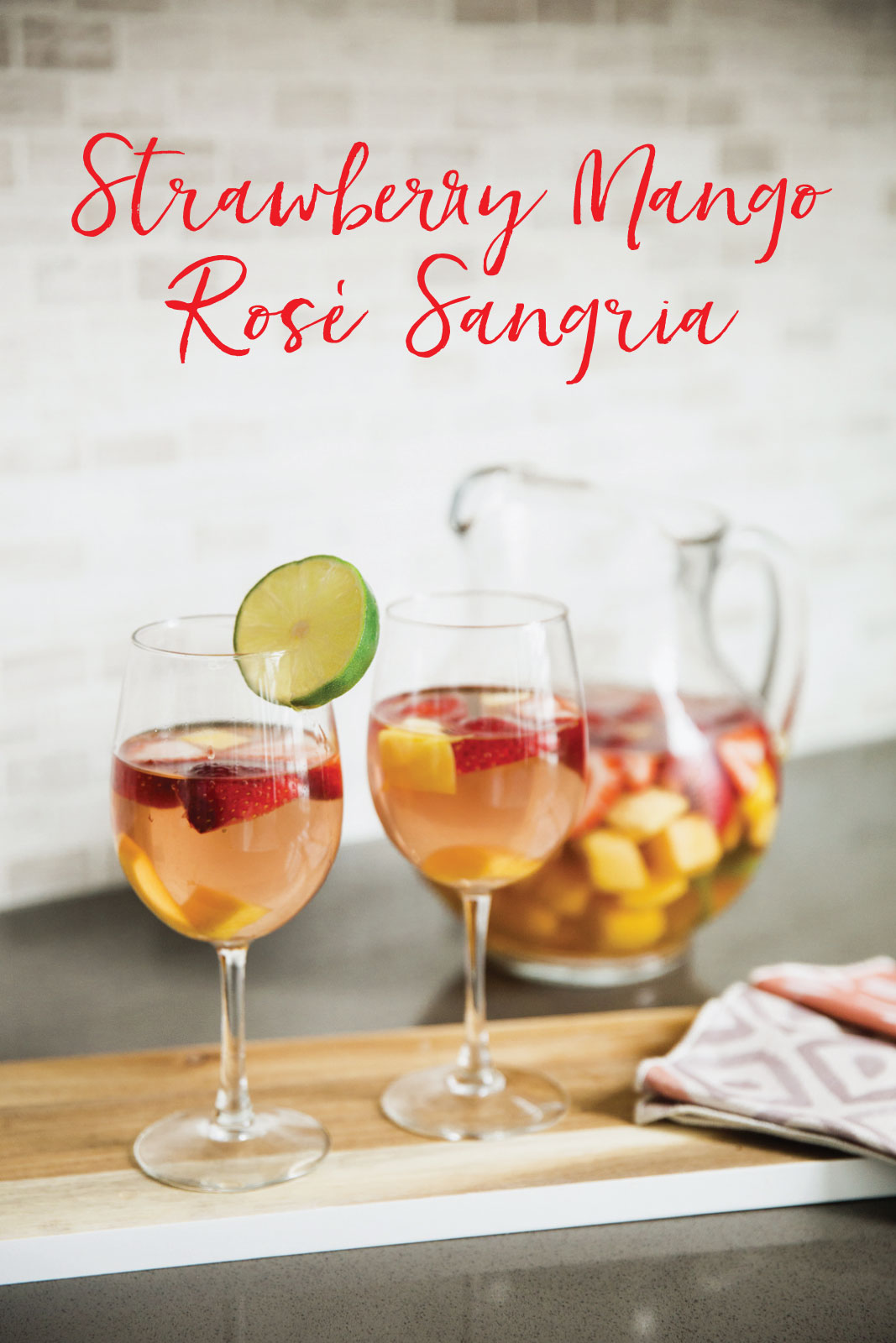 Strawberry Mango Rose Sangria