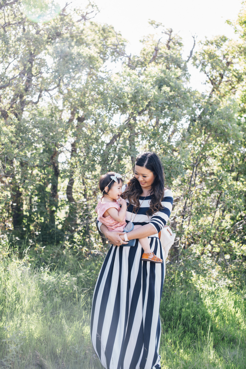 Mommy and me style: How to wear stripes