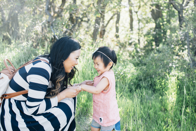Mommy and me style: How to wear stripes