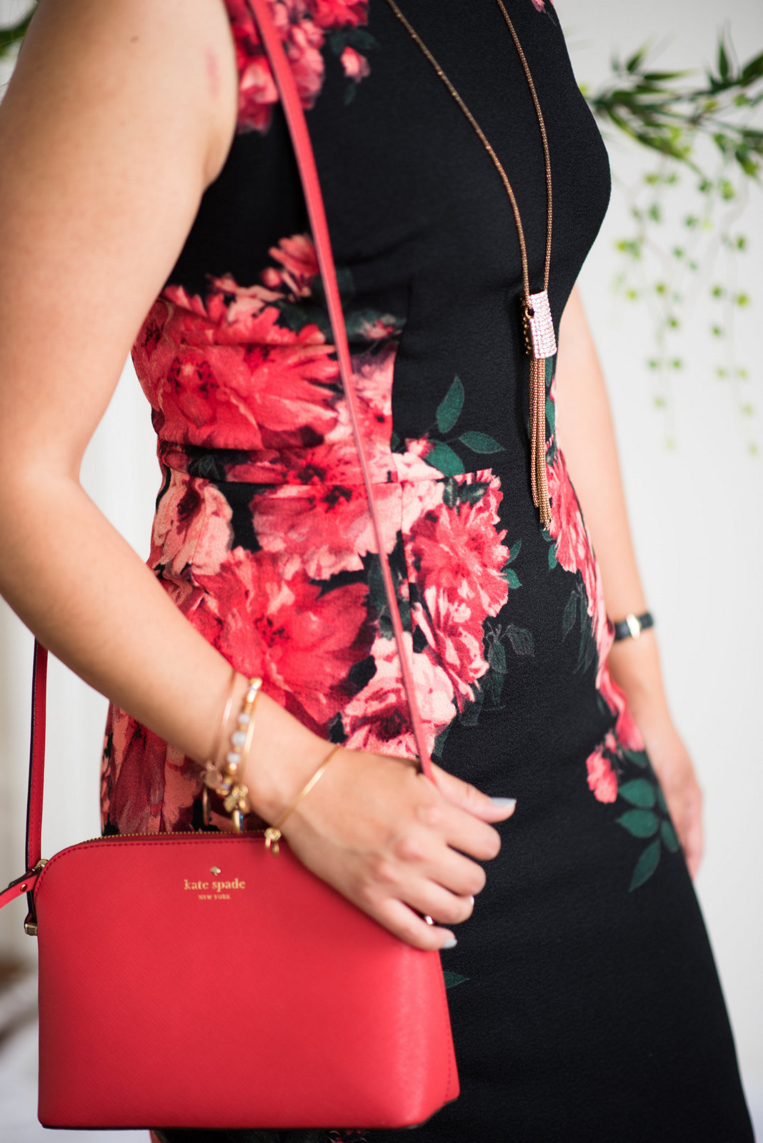 Kate Spade Grace Sleeveless Midi Dress - Red