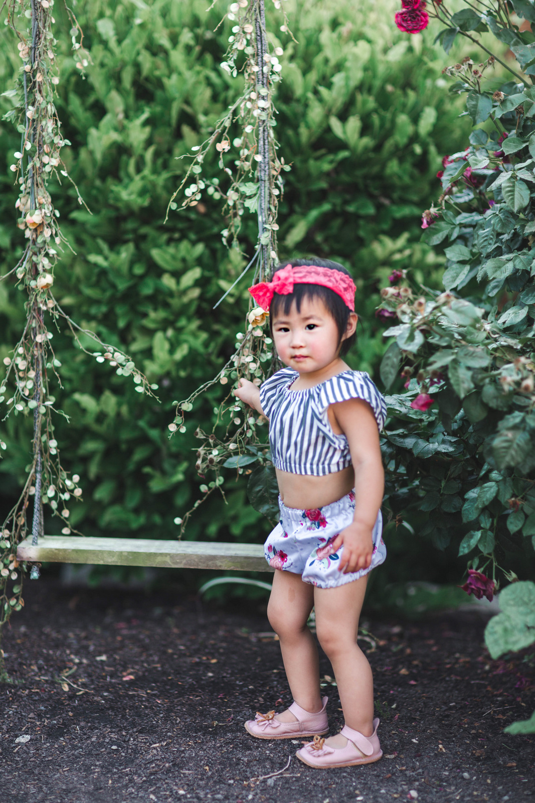 Toddler girl wearing LUNAFLECTco