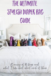 The Ultimate Stylish Diaper Bag Guide | SandyALaMode