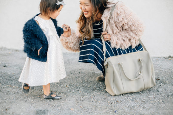 Mamas and Minis Style: Fall Dresses and Faux Fur + Giveaway!
