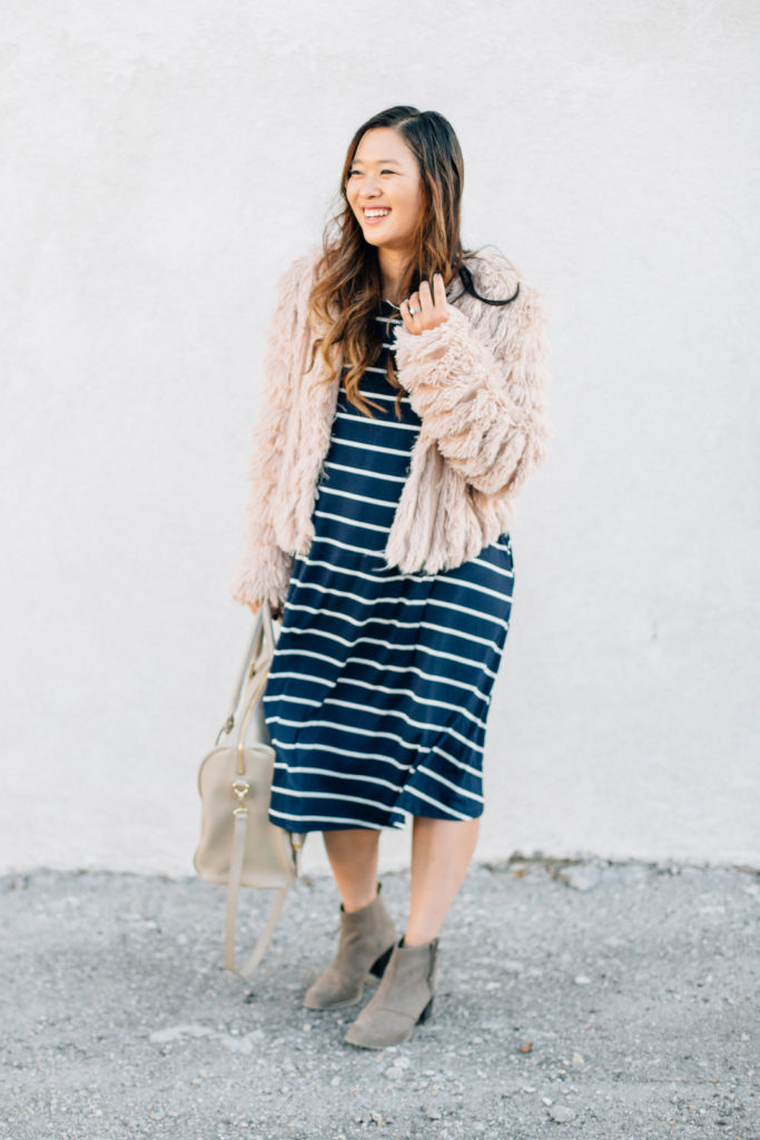 Stripes and Faux Fur
