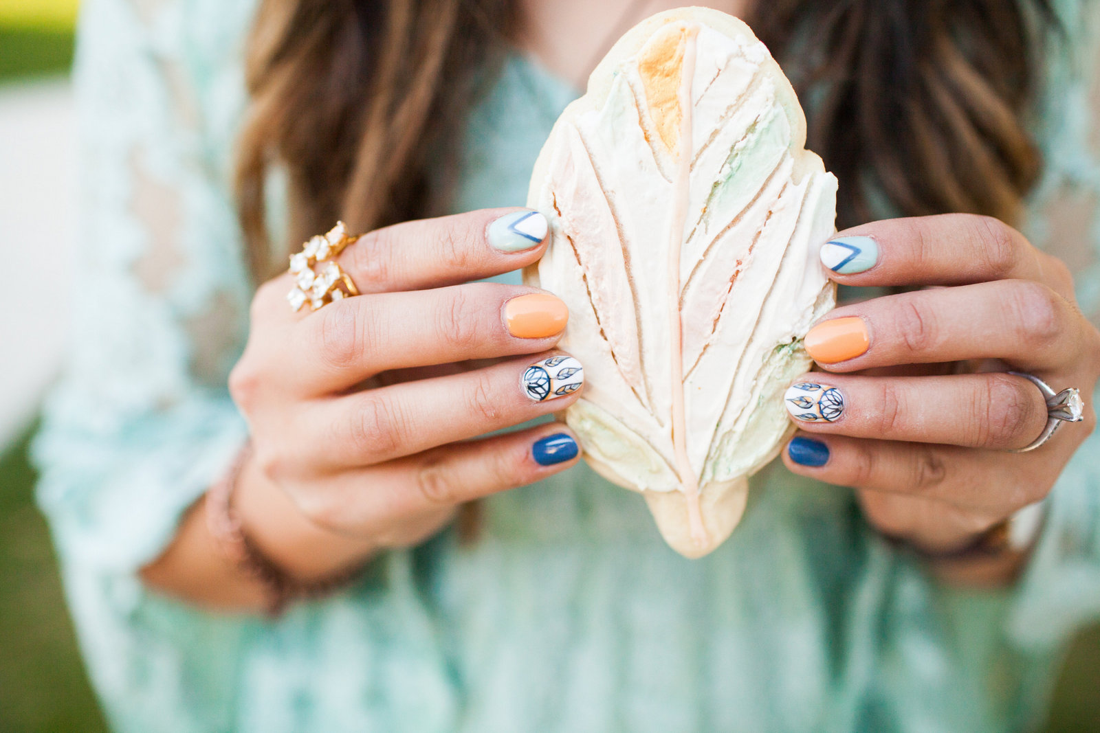 Feather cookies - Photo by Pierson Photo Company