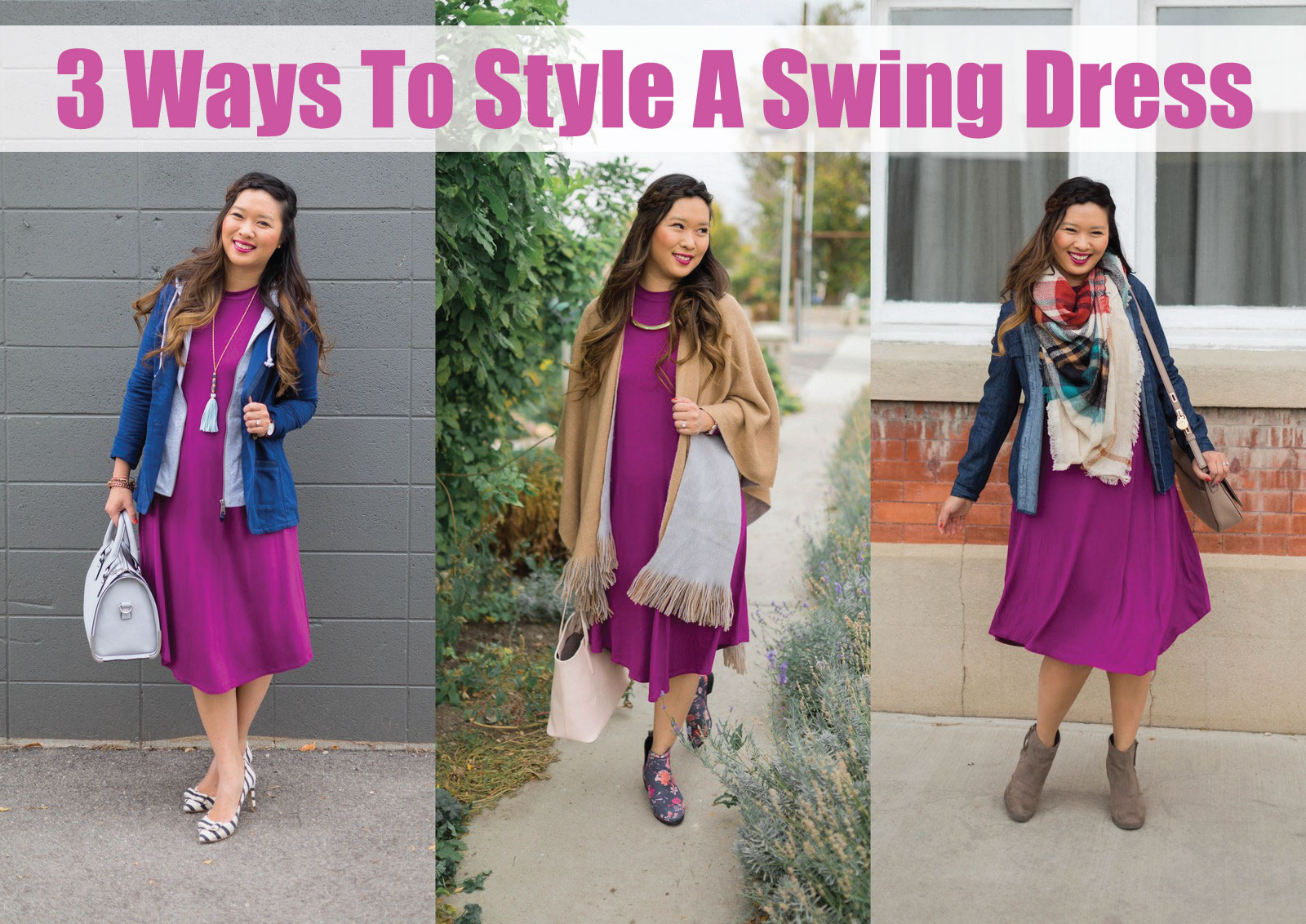 3 Ways To Style A Swing Dress