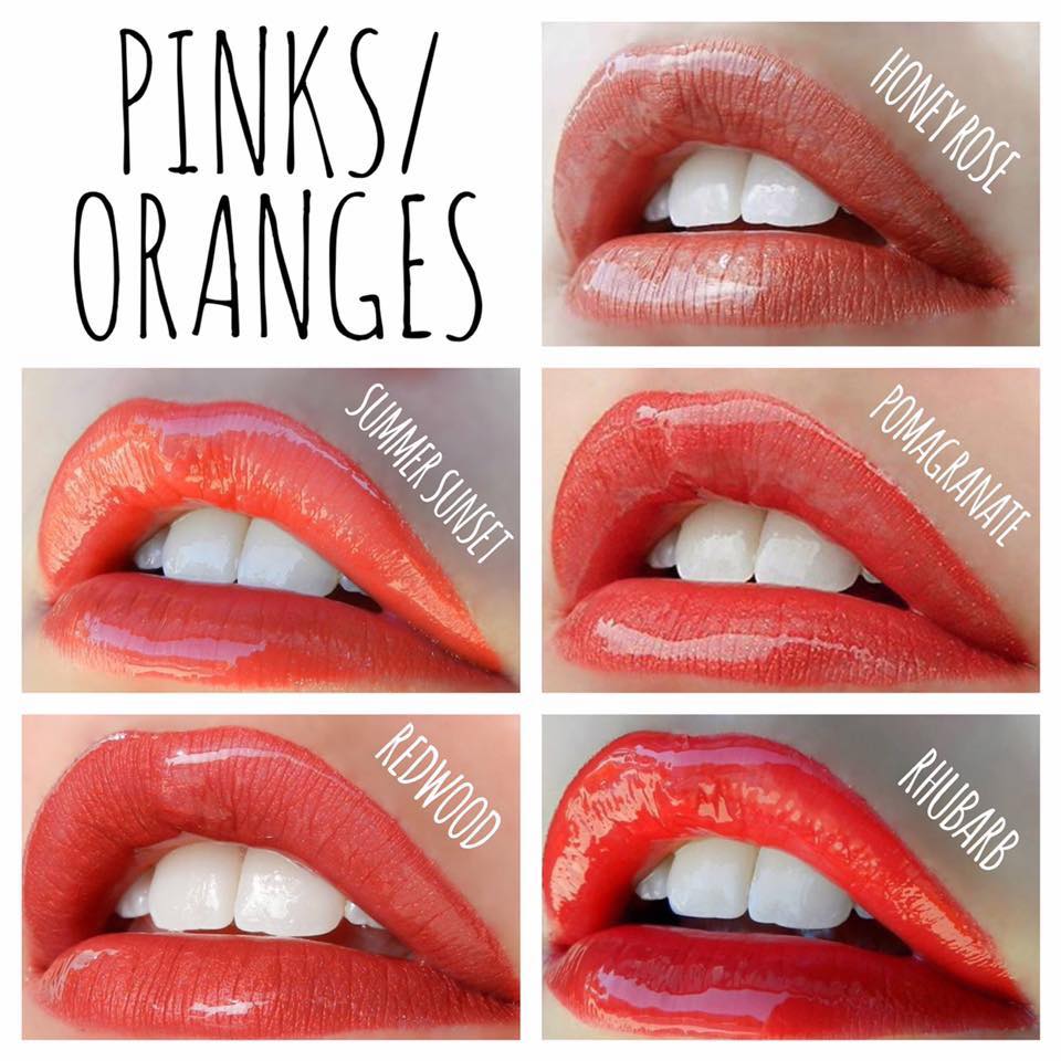 pinks-oranges