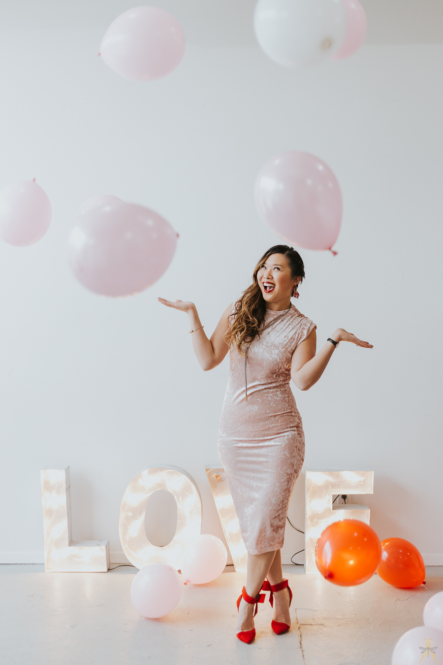 Velvet Dress for Valentine's Day