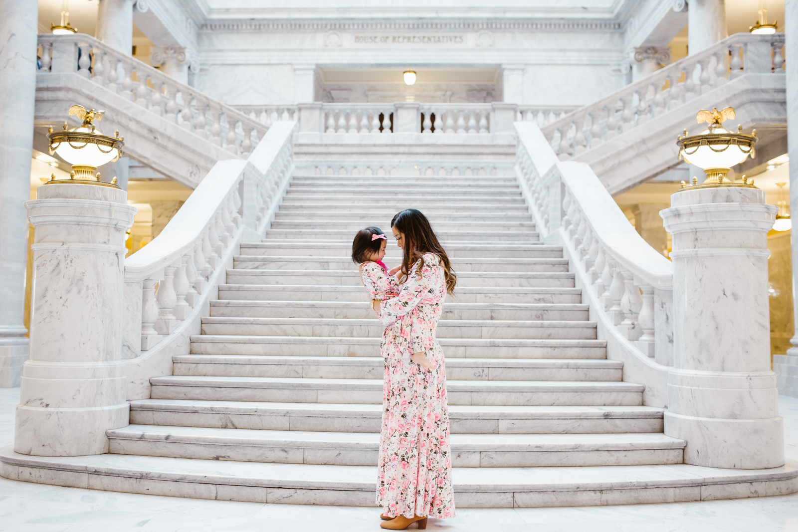  Mommy and Me Outfits: Maxi Floral Dress from Shop Maisie Jayne