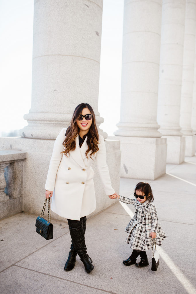 mommy and me black outfits